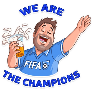 big thefootballsupporter 12 300x300 - استیکر هوادار فوتبالی تلگرام